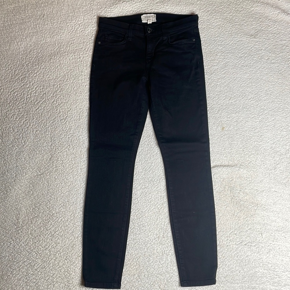 Current / Elliot Black Comfy Stretch Denim Jeans Size 28 x 28